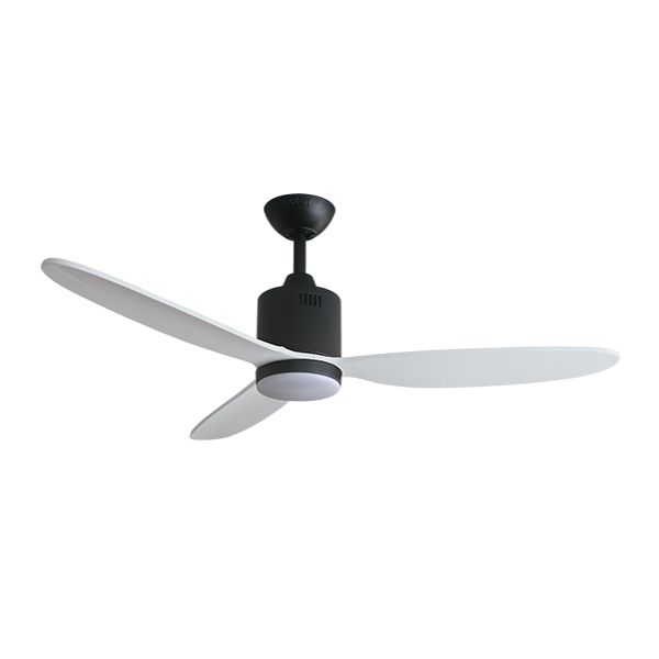 พัดลมเพดาน MR.KEN รุ่น CAN Solid Wood 52" DR LED DC Motor พัดลมมีไฟ ใบพัดไม้แท้ พร้อมรีโมทคอนโทรล